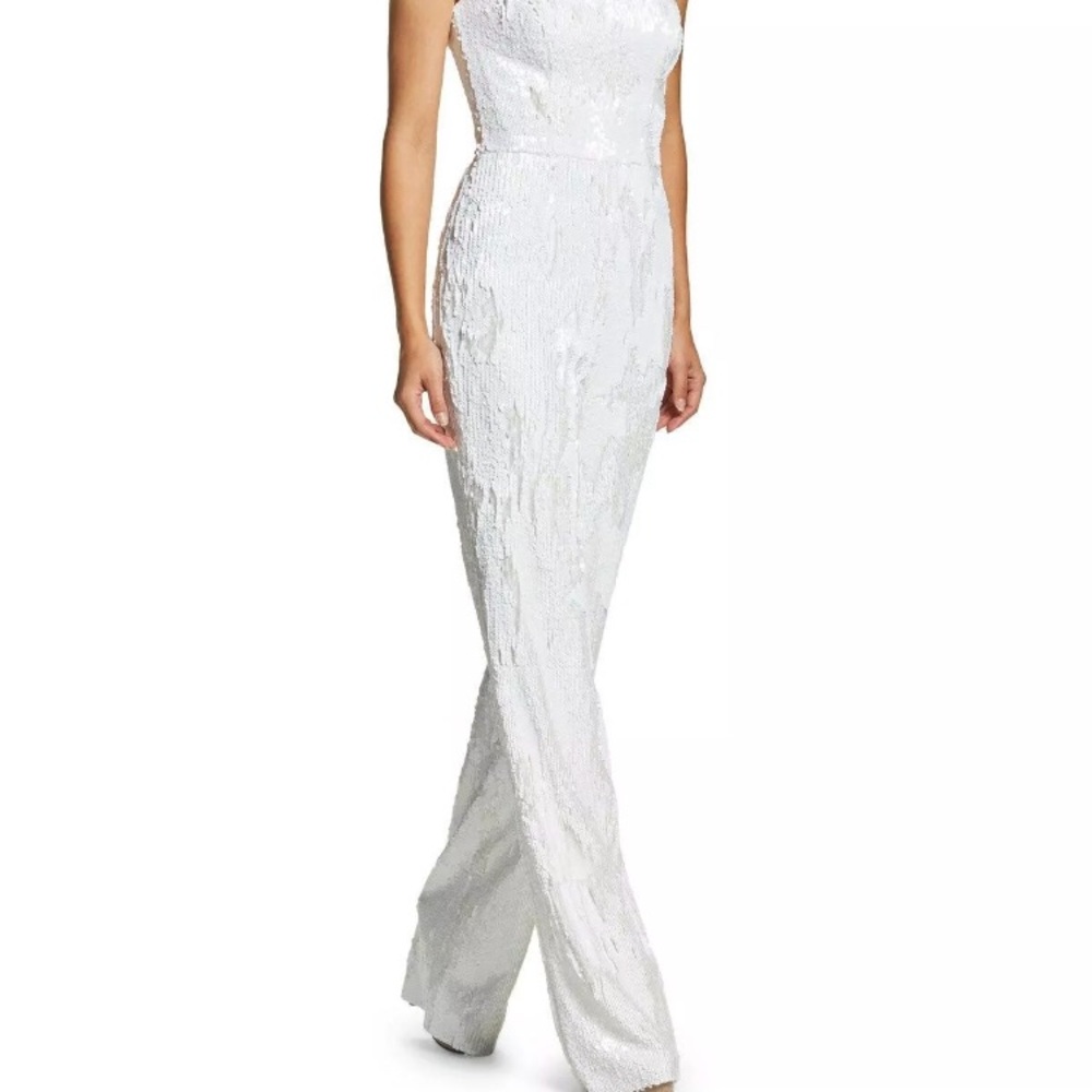 Dress the Population Straight Leg Jumpsuit